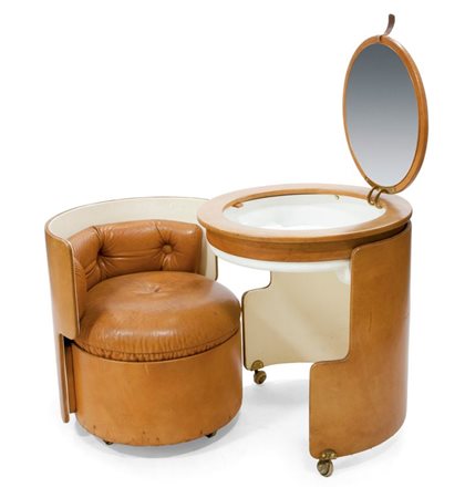 MASSONI LUIGI Dilly Dally Poltroncina-toeletta in compensato curvato...