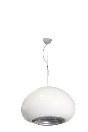 CASTIGLIONI ACHILLE Black and White Lampadario con doppia illuminazione in...