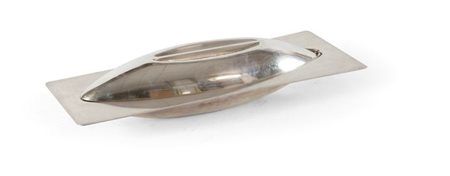 SABATTINI LINO Contenitore in metallo argentato marchiato Gallia France e...