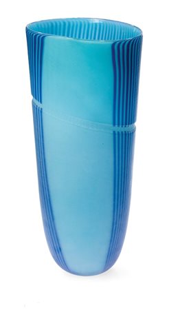 DONA' ALBERTO Disegno attribuito a Lino Tagliapietra Vaso in vetro a canne...