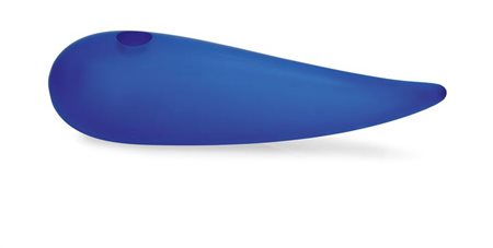 STARCK PHILIPPE L'étrangeté Vaso in cristallo blu satinato Disegnato per...