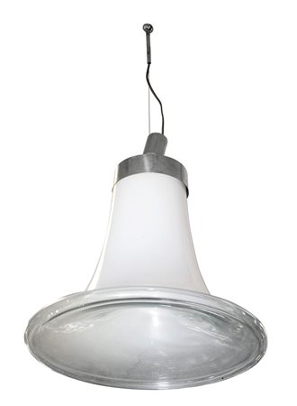 VISTOSI GINO Comare Lampada in vetro soffiato con montatura in metallo...