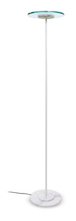 CINI E NILS Aureola Lampada da terra a luce alogena, base costituita da due...