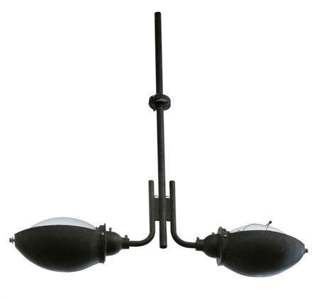 ALBINI FRANCO, HELG FRANCA Un raro lampadario costruito con riflettori Zeiss...