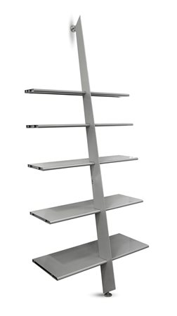 STARCK PHILIPPE Mac Gee Libreria in lamiera d'acciaio e montanti inclinati....