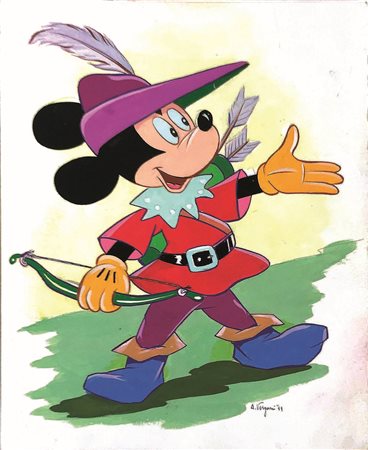 Ambrogio Vergani, Topolino Arciere  