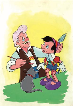 Ambrogio Vergani, Pinocchio e Geppetto 