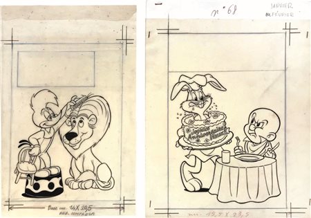 Guido Scala e Warner Bros , Bug Bunny/Silvestro/Picchiarello 