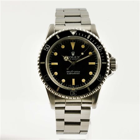 ROLEX - Sumbariner ref 5513, vetro plastica, acciaio, 1978 circa