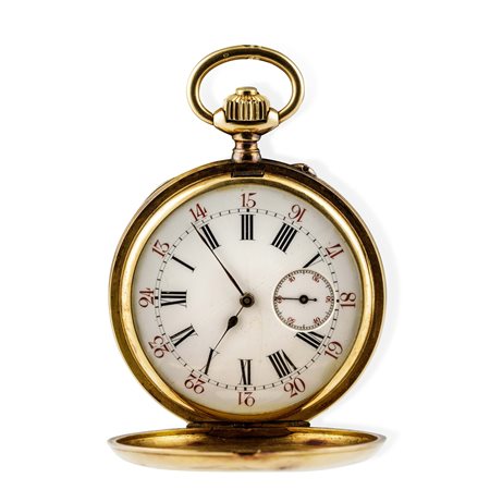 BAUTTE & Co. - Orologio da tasca casa in oro occhio di bue carica remontoir