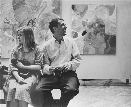 Ugo Mulas (1928-1973), Tancredi Parmeggiani alla Biennale di Venezia, 1964