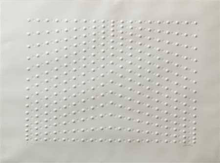 CASTELLANI ENRICO (1930 - 2017) - Superficie bianca.