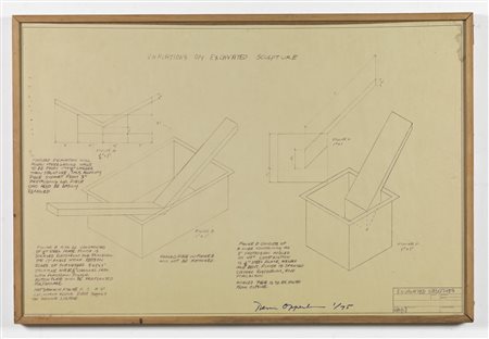 OPPENHEIM DENNIS (1938 - 2011) - Escavated structures.