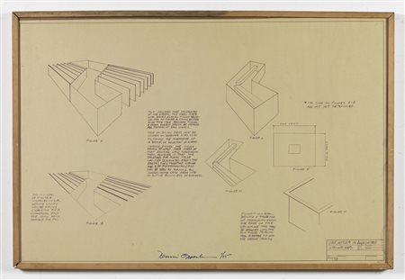 OPPENHEIM DENNIS (1938 - 2011) - Variation on excavated structures.