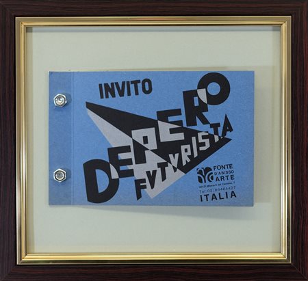 DEPERO FORTUNATO (1892 - 1960) - Depero futurista. Invito.