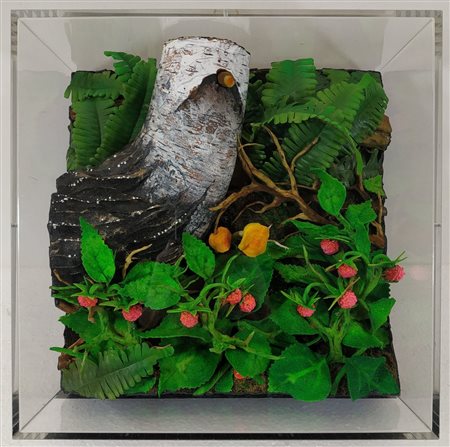 GILARDI  PIERO (n. 1942) - Betulla e Lamponi.