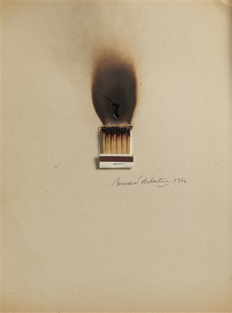 AUBERTIN BERNARD (1934 - 2015) - Dessin de feu.