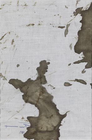 NITSCH HERMANN (n. 1938) - Blood on linen.