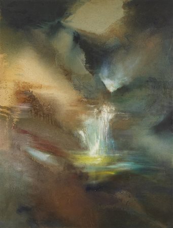 ROTELLI MARCO NEREO (n. 1955) - Costruzione su un torrente.