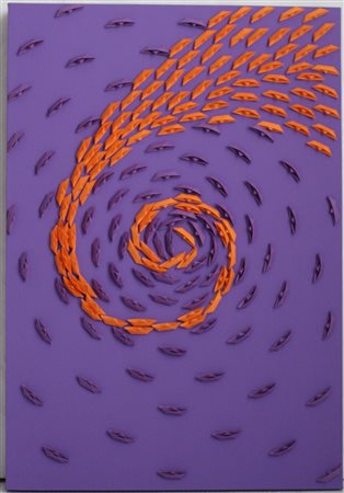 GUSMAROLI RICCARDO (n. 1963) - Vortice viola.
