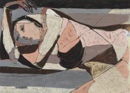 HAMMOUDA BASHIR (n. 1948) - Figura femminile.