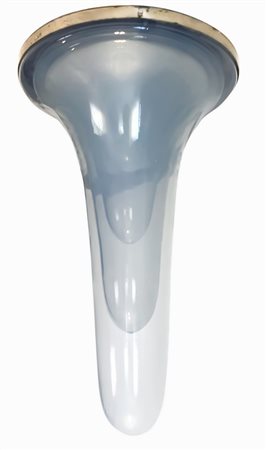 Mazzega Murano, disegno di Carlo Nason. Anni ‘70. Rara lampada a plafone. in...