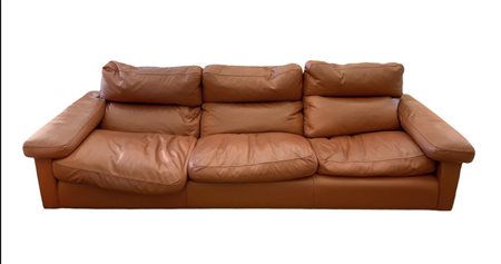 Poltrona Frau, divano tre posti, disegno Tito Agnoli. Anni '90,Struttura in...