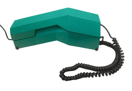 Produzione italiana, apparecchio telefonico in plastica modello diamante nei...