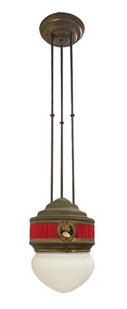 Lampadario liberty, fine XIX/inizi XX secolo. Fine XIX/inizi XX secolo,In...