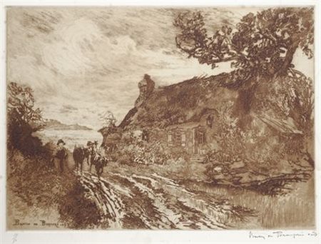 Bastien De Berupré Campagna Acquaforte acquatinta, mm. 440x555 (foglio); mm....