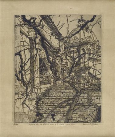 Benvenuto Maria Disertori (Trento, 1887 - Milano, 1969) L'Arco di Settimio...