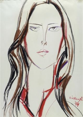 Arnoldo Ciarrocchi (Civitanova Marche, 1916 - 2004) Figura di donna, 1974...