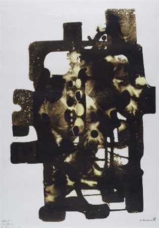 Alvaro Monnini (Firenze, 1922 - Milano, 1987) Attività, 1970 Litografia, mm....