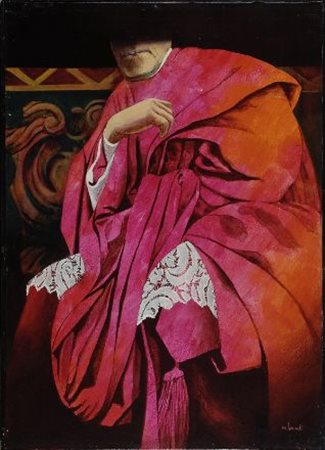 Mario Bardi (Palermo, 1922 - 1998) Studio per un personaggio (studio n. 2 per...