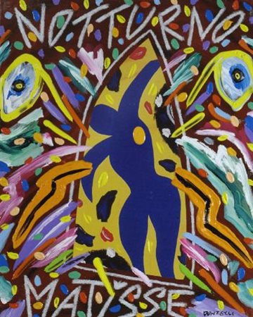Bruno Donzelli (Napoli, 1941) Notturno Matisse Acrilico su tela, cm. 40x50...
