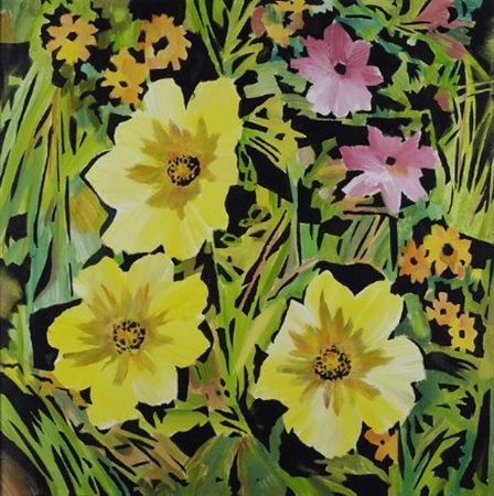 Ronald Victor Kastelic (Salt Lake City, 1964) Multiple flowers, 2009 Olio su...