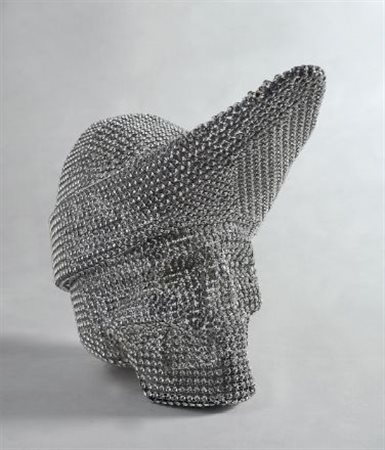 Nicola Bolla (Saluzzo, 1963) Vanitas teschio, 2007 Scultura in cristalli...