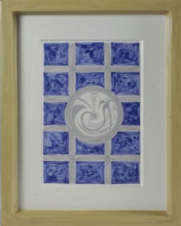 Domenico Bianchi (Sgurgola, 1955) Ceramica blu, 2001 Ceramica, cm. 38x30,5x5;...