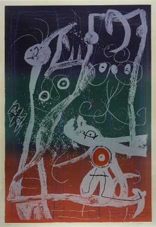 Joan Mirò (Montroig, 1893 - Palma di Mallorca, 1983) Le Delire du Couturier,...