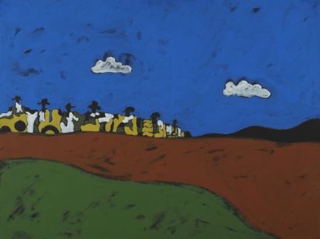 Tano Festa (Roma, 1938 - 1988) Senza titolo Acrilico su tela, cm. 60x80 Firma...