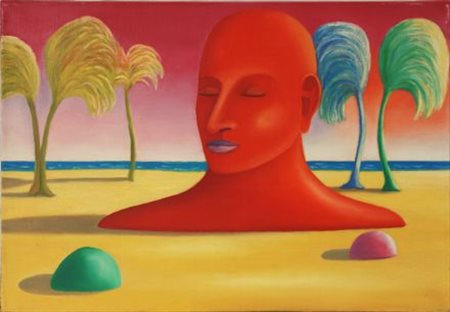 Paolo Scheggi (Castiglion d'Orcia, 1955) Figura distesa Olio su tela, cm....