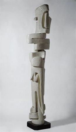 Mirko Basaldella (Udine, 1910 - Cambridge, 1969) Stele II, 1955 Ceramica, cm....