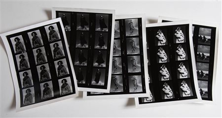 Albert Watson (Edinburgo, 1942) per catalogo Byblos A/I 1989/90 - 5 provini stampati su carta B/N,