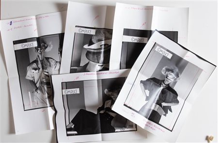 Albert Watson (Edinburgo, 1942) per copertina catalogo Complice - 5 provini stampati su carta, cm