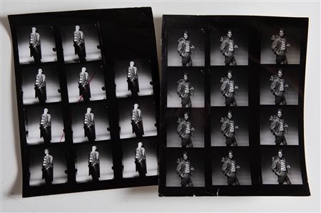 Irving Penn (Plainfield, 1917 - New York, 2009), provini - 3 provini stampati su carta in B/N, cm