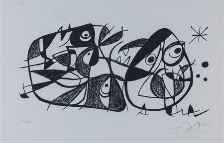 JOAN MIRO' (Barcellona 1893 - Palma di Maiorca 1983) "Mirò Scultore"....