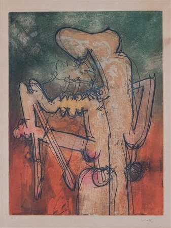 SEBASTIAN MATTA (Santiago del Cile 1911 - Civitavecchia 2002) "Senza titolo"....