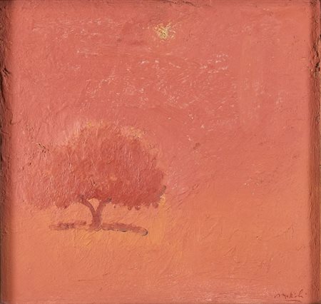 CARLO MATTIOLI (Modena 1911 - Parma 1994) "Paesaggio d'estate", 1971. Olio su...