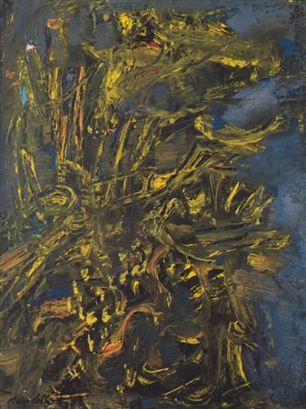 POMPILIO MANDELLI (Villarotta 1912 - Bologna 2006) "Paesaggio d'autunno"....