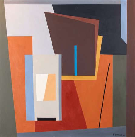 GIOVANNI KOROMPAY (Venezia 1904 - Rovereto 1988) "Luci d'altoforno", 1969....